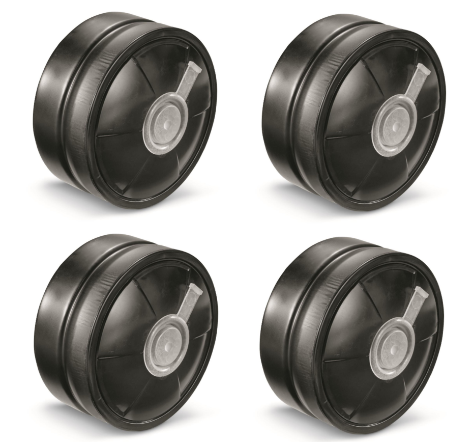 (4) Military Gas Mask Filter 40mm Threaded NATO fits Israeli MP5 Canister NEW