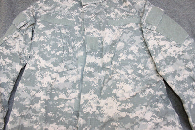 USED Insect Repellent US Digital Camo BDU Med Short ACU Uniform Shirt Bug Resistance USA