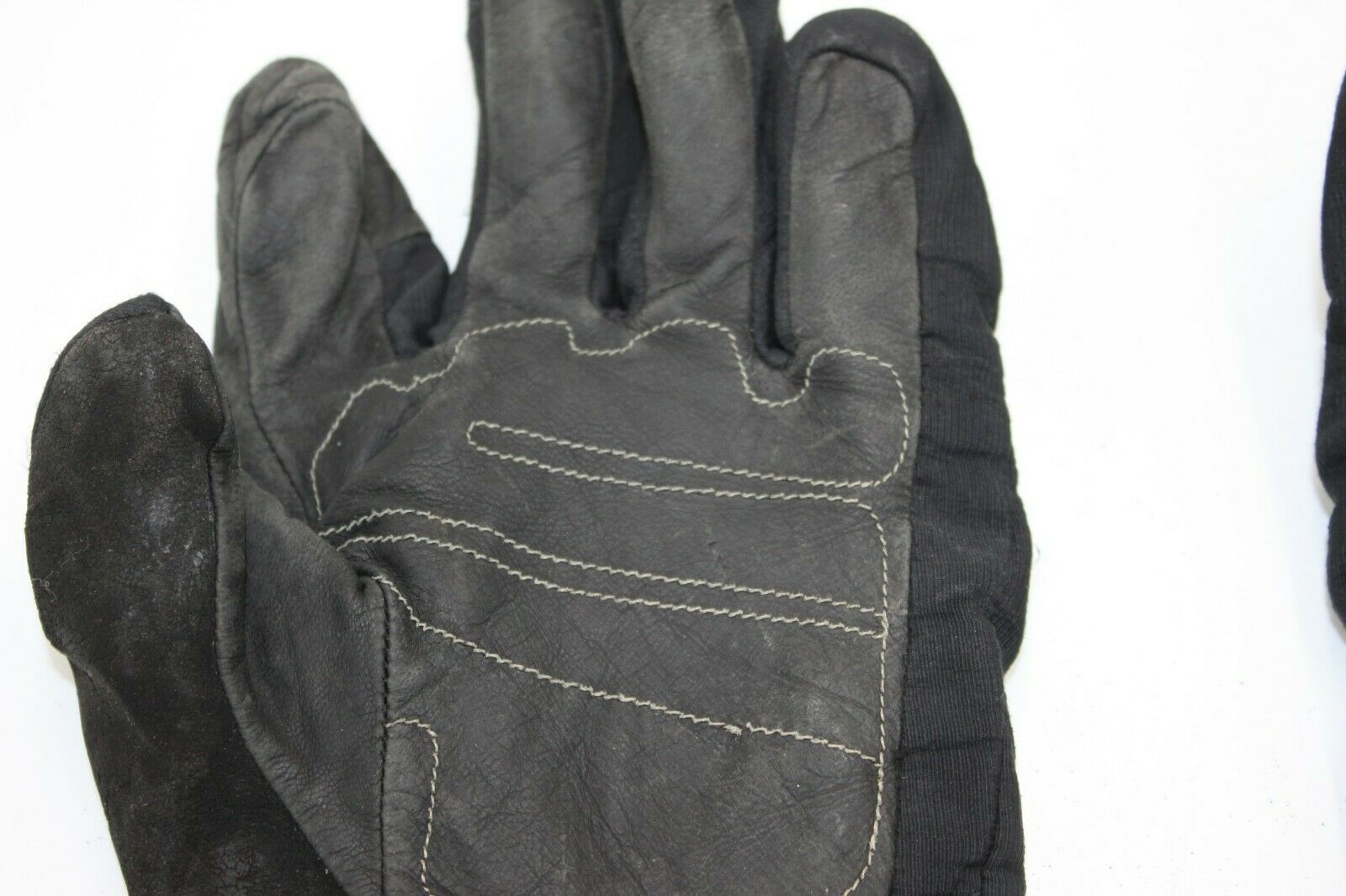 Used Black Diamond Leather Gloves Gore-Tex Men's Medium Black Ski Snow Warm Med