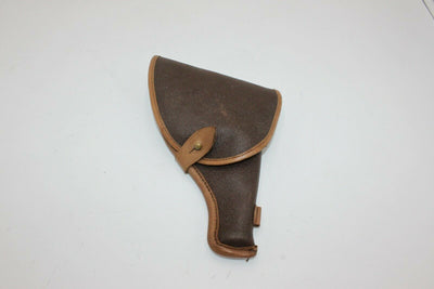 Original Soviet M1895 Nagant Revolver Belt Holster Brown Leather Marked Russian