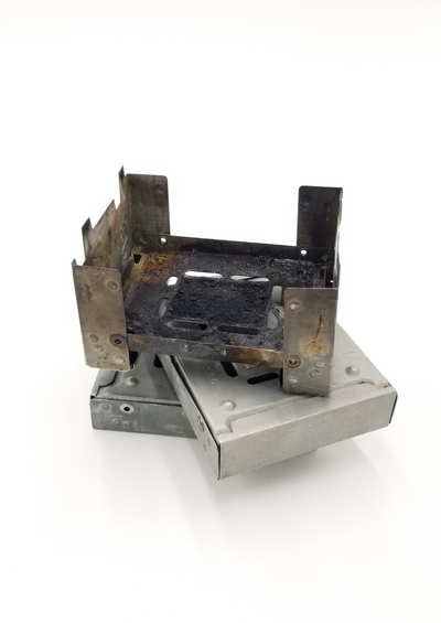 German Esbit Pocket Folding Stove Outdoor Survival Kit Cooking Camping Emergency