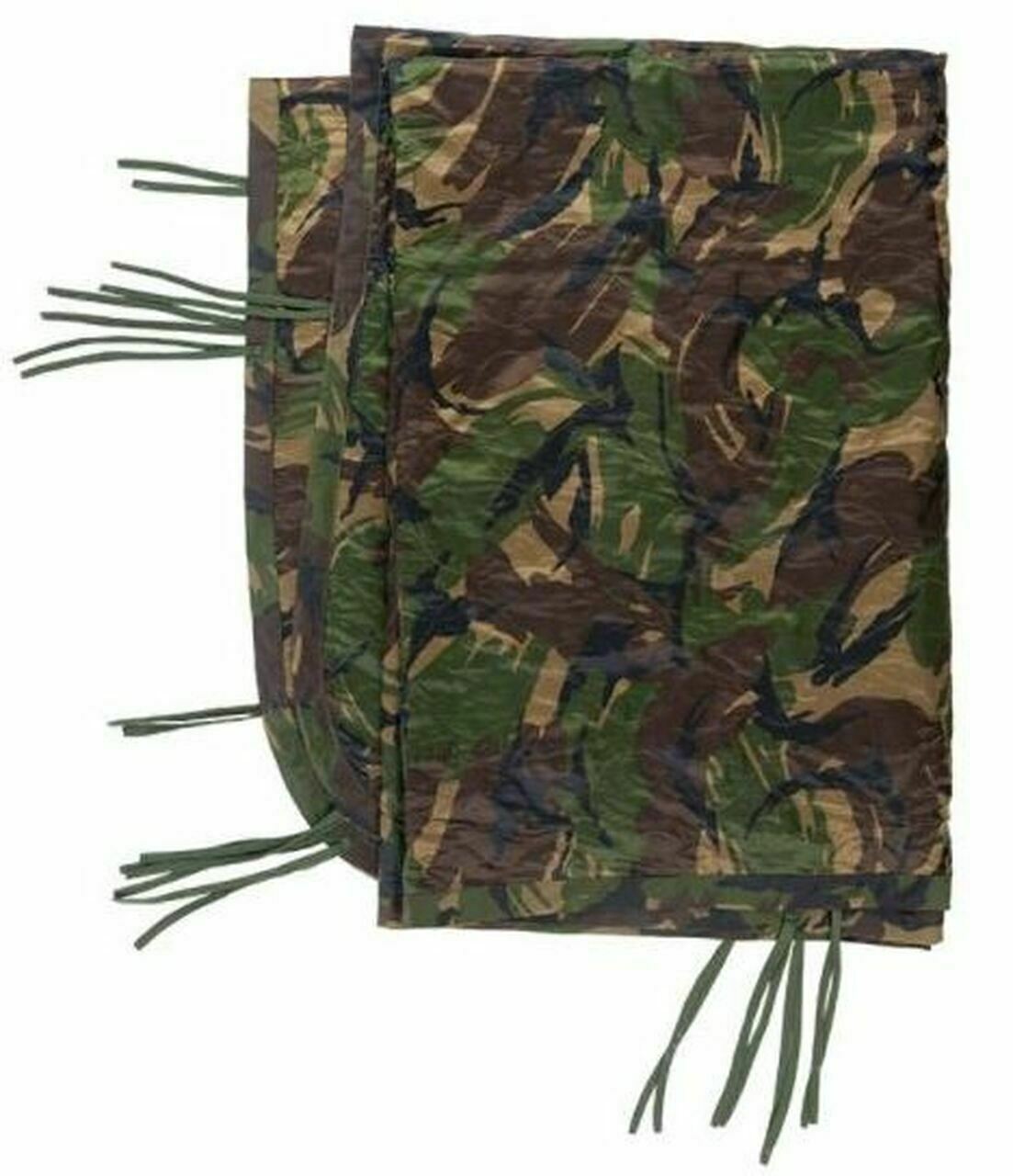 Dutch Military Poncho Liner - DPM Camo Woobie Blanket For Cold Wet Weather