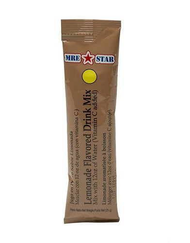6 pk MRE Power Stick Powdered Drink Mix w/Vitamin C Electrolytes-Assorted Flavors
