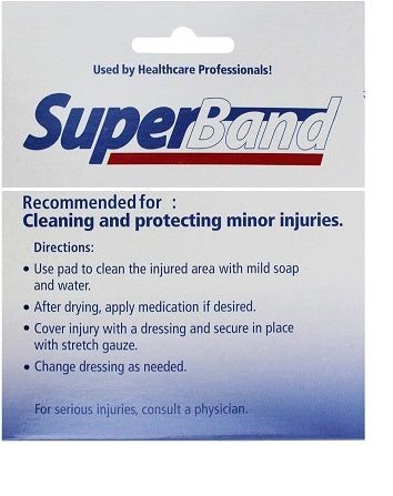 Superband 3" X 3" 8 CT. Sterile Gauze Pads First Aid Survival Kit Emergency