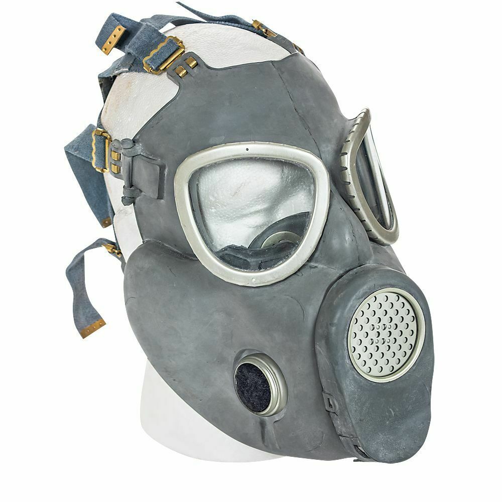Military Surplus Polish NATO MP4 MP-4 NBC Gray Gas Mask w/ New Filter OD Bag