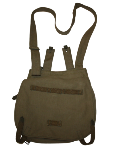 Khaki Vintage Retro Hungarian Messenger Bag Canvas Hip Stylish Sack Military