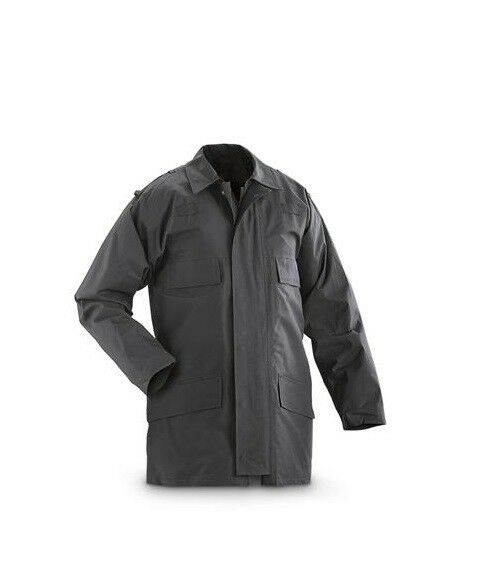 British Police Black Lined Rain Jacket Gortex Waterproof Coat Mens Ladies Small Short