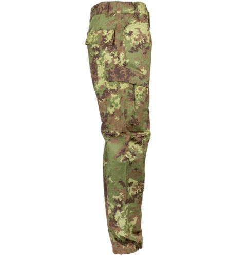 Genuine Italian Army Rip Stop Vegetato Camo ACU Pants Combat Field Trousers Med
