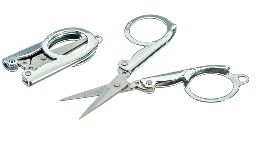 3.5" Folding Scissors Emergency Pocket Travel Stainless Steel Craft First Aid