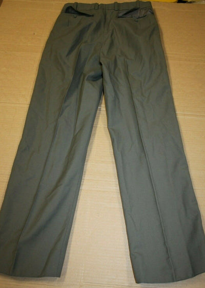 Military Swiss Garberdine Wool/Poly Dress Pants Officers French German Green Line