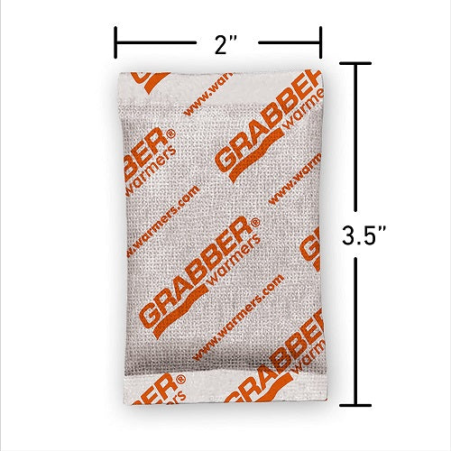 1 Pk of 2 Grabber Hand Warmers Up to 10 Hours Hot Hands Feet Boot Gloves Shoes