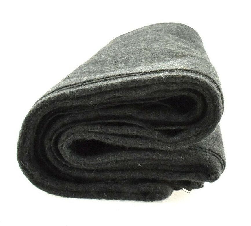 Military Style 2 lb. Gray Wool Blend Blanket
