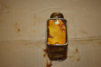 WWII Era Romanian Mosin Square Metal Rifle Cleaning Oiler Bottle