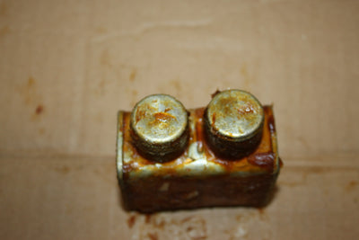 WWII Era Romanian Mosin Square Metal Rifle Cleaning Oiler Bottle