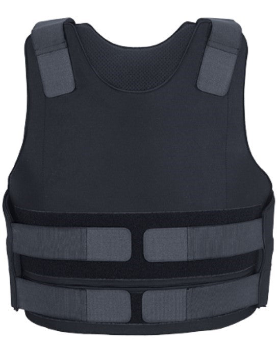 USED Mehler German Military Police Body Armor Bulletproof Flax Vest Black Size Large