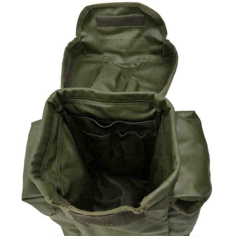 Military French/Polish Vinyl Gas Mask Bag ONLY OD Green