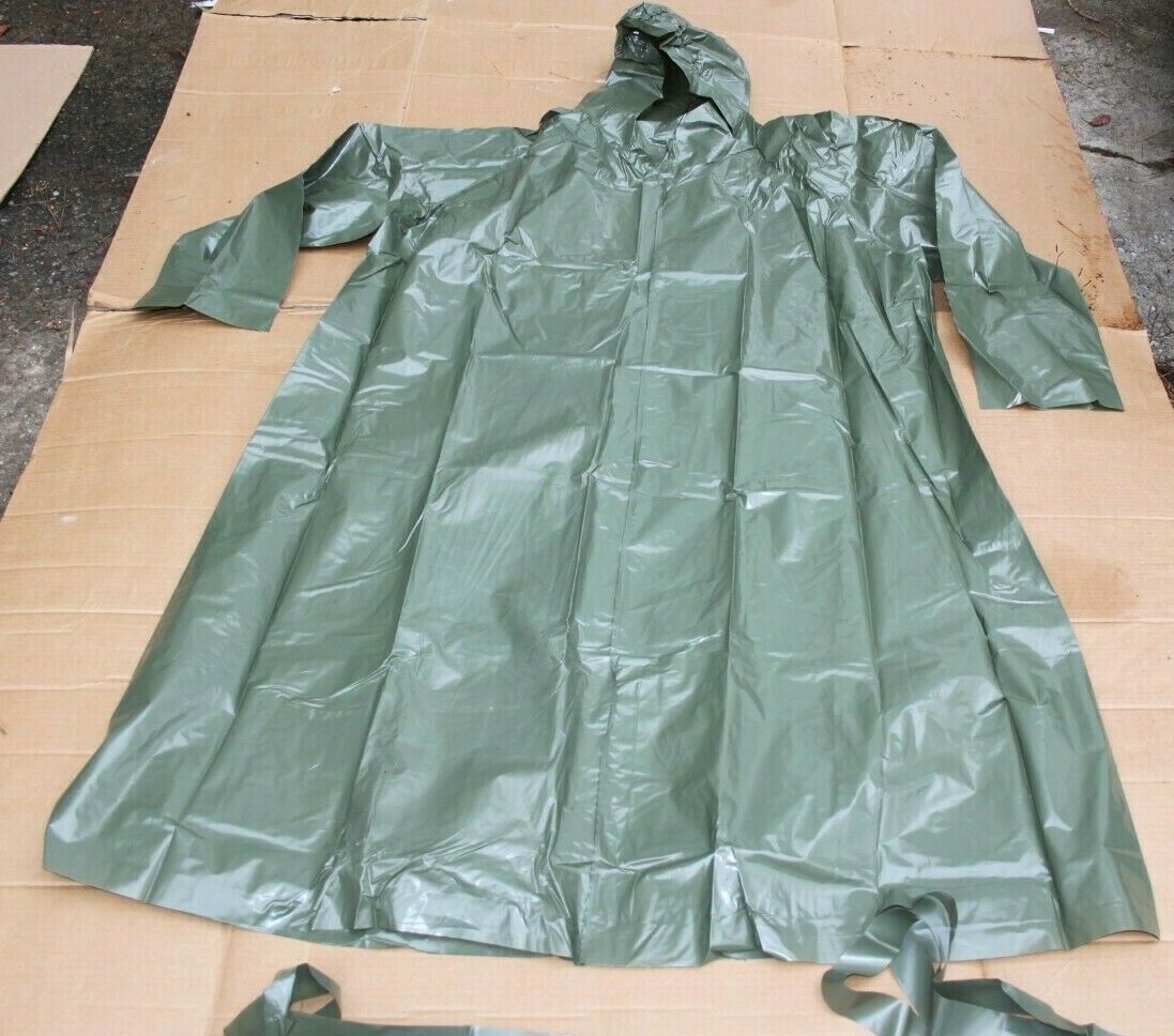 Czech Army Military New Surplus Chemical Suit Poncho Boot/Leggings Hood Gloves