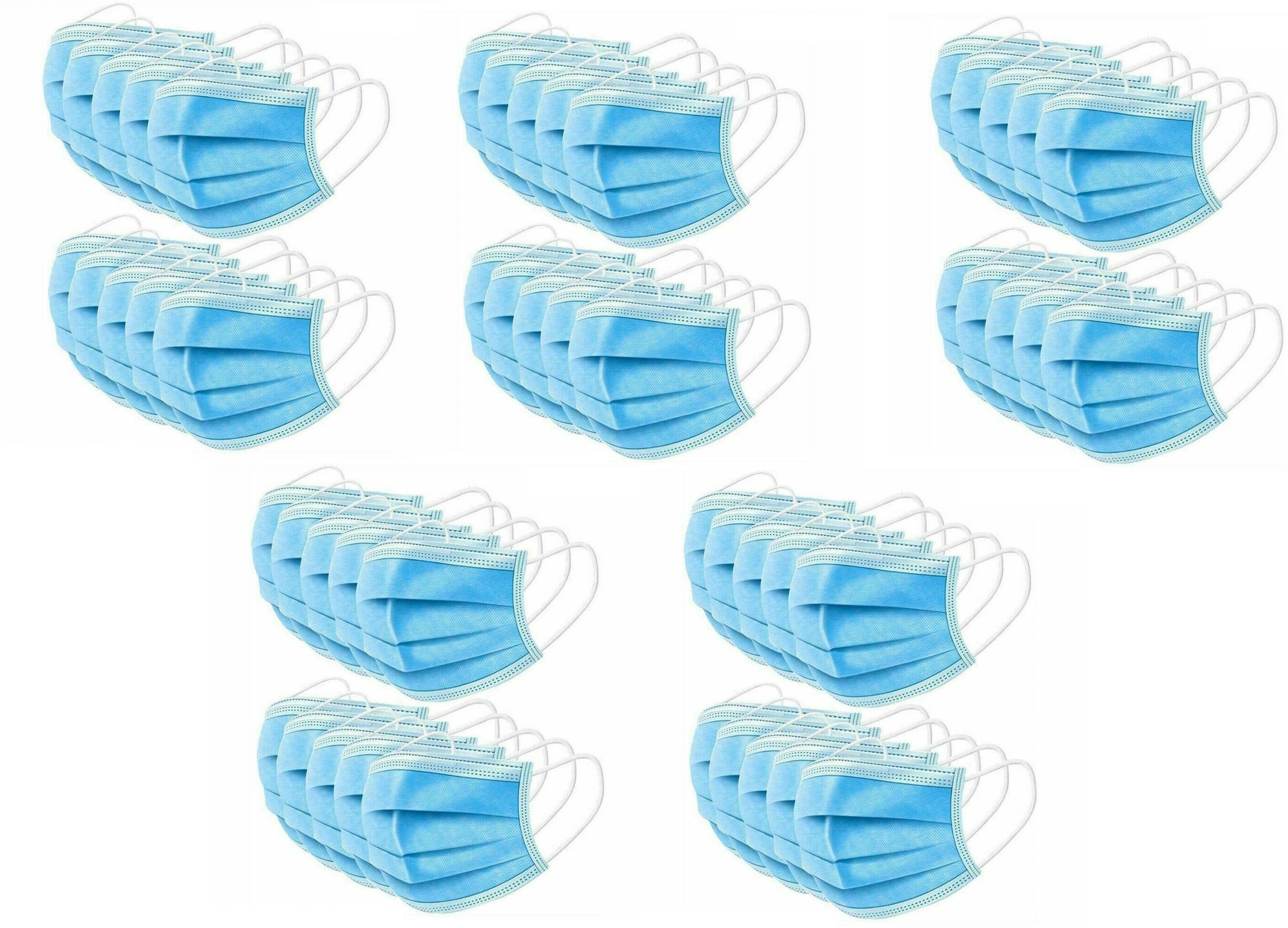 50 ct 3 Ply Disposable Face Mask